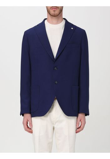 Jacket MANUEL RITZ Men color Gnawed Blue