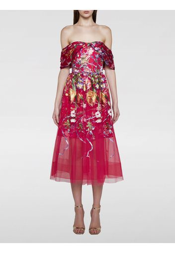 Dress MARCHESA NOTTE Woman color Fuchsia