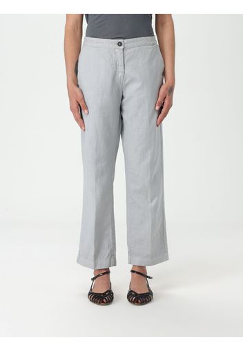 Pants MASSIMO ALBA Woman color Silver