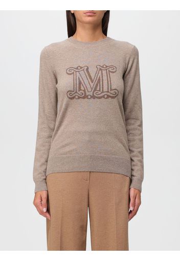 Max Mara cashmere sweater with jacquard monogram