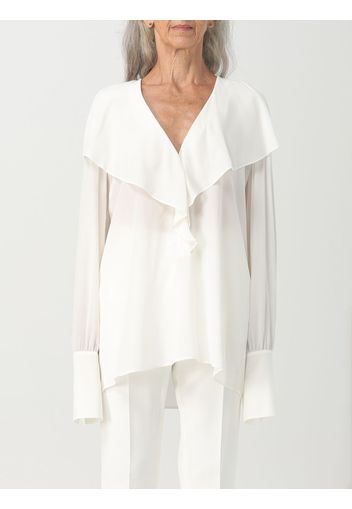 Max Mara blouse in silk with ruffles