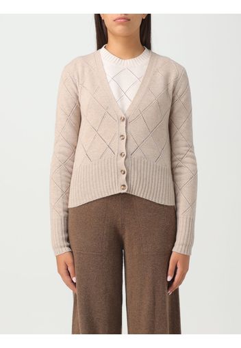 Max Mara diamond-knit wool cardigan