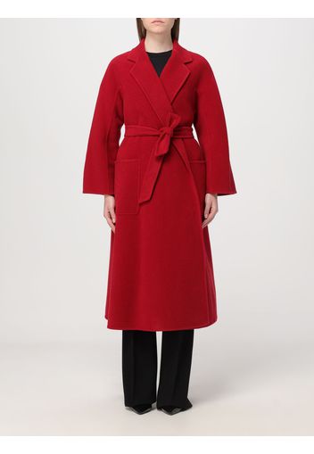 Coat MAX MARA Woman color Red