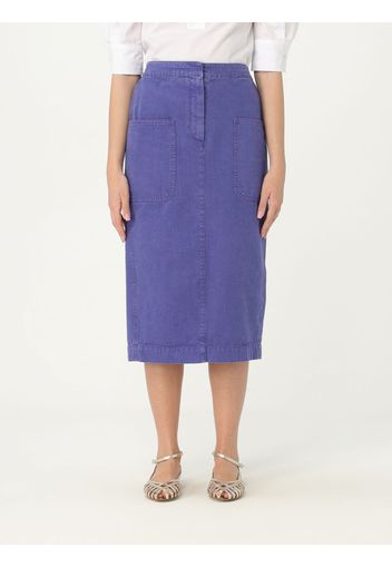 Skirt MAX MARA Woman color Periwinkle