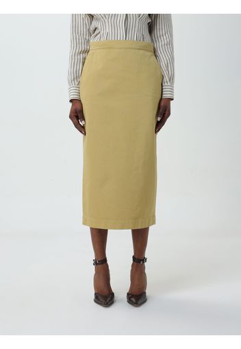 Skirt MAX MARA Woman color Mustard