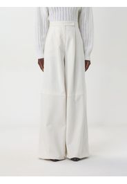 Pants MAX MARA Woman color Cream