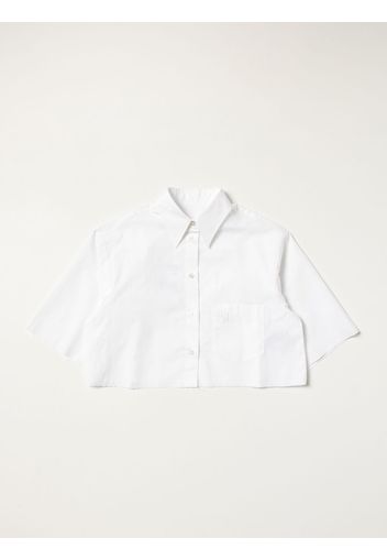 Mm6 Maison Margiela cropped cotton shirt