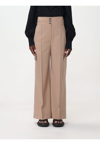 Pants MSGM Woman color Beige