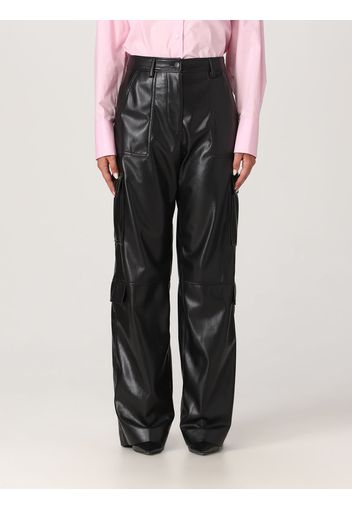 Msgm pants in synthetic leather