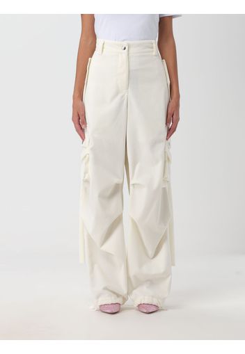 Pants MSGM Woman color White