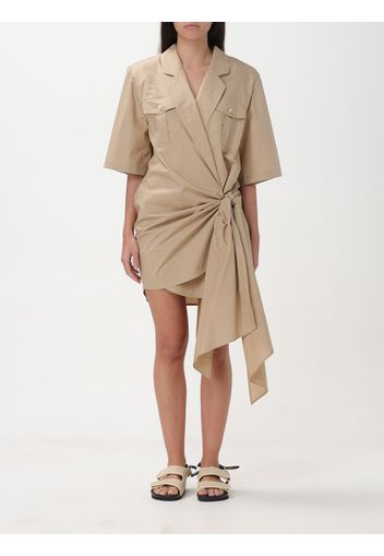 Dress MSGM Woman color Beige