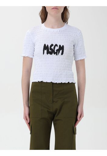 T-Shirt MSGM Woman color White