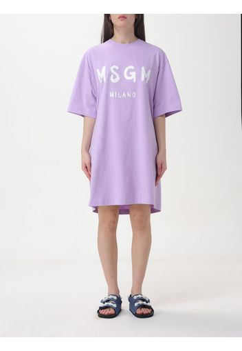 Dress MSGM Woman color Lilac