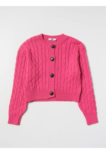 Sweater MSGM KIDS Kids color Fuchsia