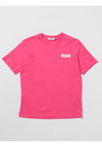 T-Shirt MSGM KIDS Kids color Fuchsia