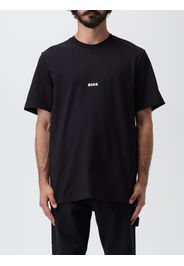 Msgm cotton t-shirt with printed logo