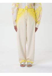 Jeans MSGM Woman color Yellow