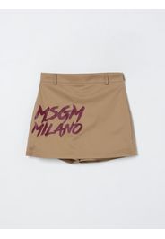 Shorts MSGM KIDS Kids color Camel