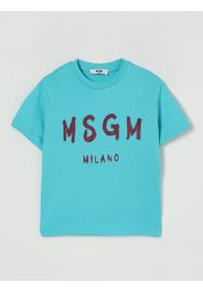 T-Shirt MSGM KIDS Kids color Gnawed Blue