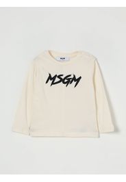 T-Shirt MSGM KIDS Kids color Yellow Cream