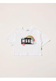 Msgm Kids cotton t-shirt with logo