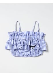 Top MSGM KIDS Kids color Gnawed Blue