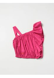 Msgm Kids cropped top with big flounce