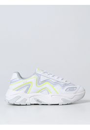 Msgm sneakers in leather and mesh