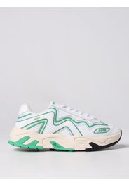 Msgm sneakers in leather and mesh