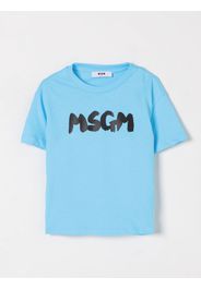 T-Shirt MSGM KIDS Kids color Gnawed Blue