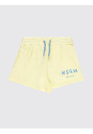 MSGM Shorts Kids color Yellow