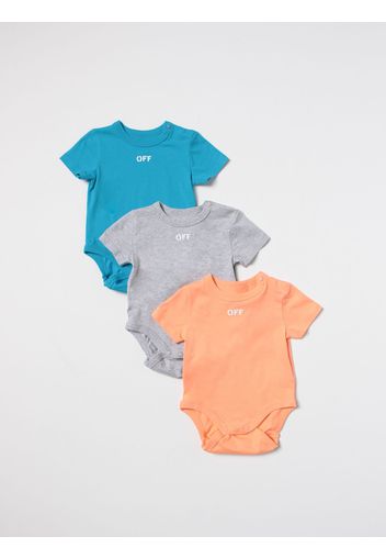 Set of 3 Off-white cotton bodysuits