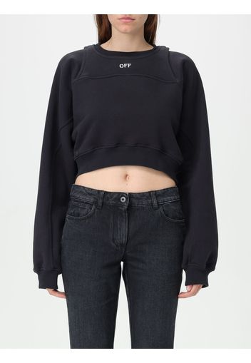 Sweatshirt OFF-WHITE Woman color Black