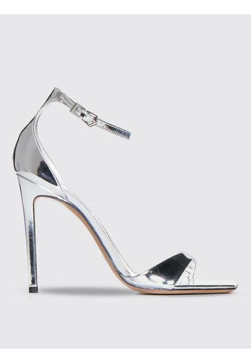 Heeled Sandals PARIS TEXAS Woman color Silver