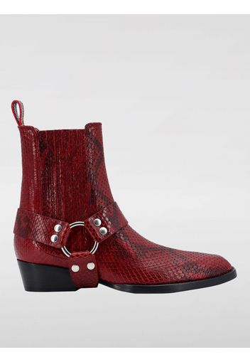 Flat Ankle Boots PARIS TEXAS Woman color Burgundy