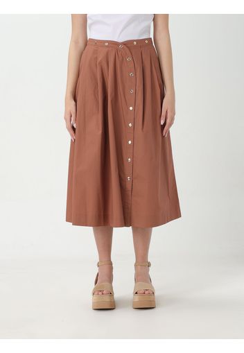 Skirt PINKO Woman color Brown