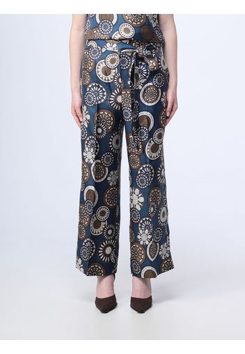 S Max Mara pants in printed silk