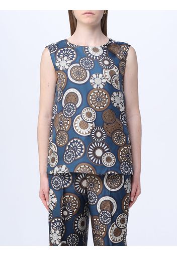 S Max Mara top in printed silk