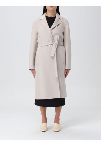 Coat 'S MAX MARA Woman color Yellow Cream