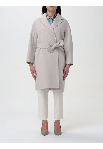 Coat 'S MAX MARA Woman color Ecru