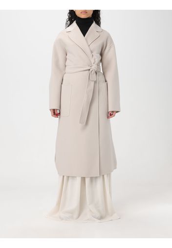 Coat 'S MAX MARA Woman color Ecru