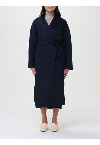 Coat 'S MAX MARA Woman color Blue