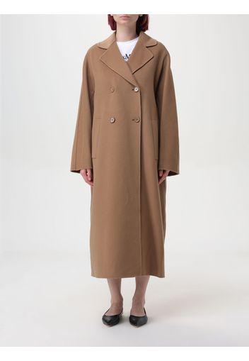 Coat 'S MAX MARA Woman color Camel