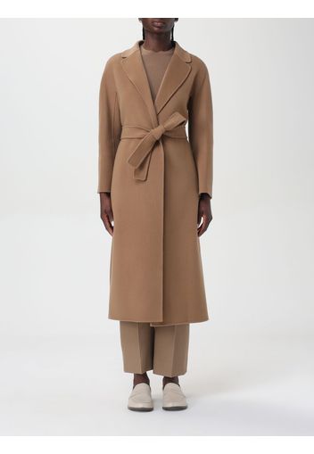 Coat 'S MAX MARA Woman color Camel