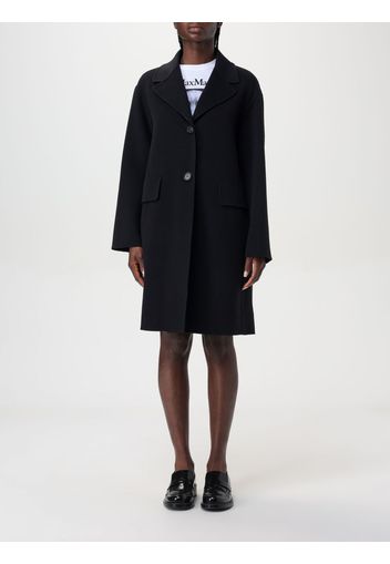 Coat 'S MAX MARA Woman color Black