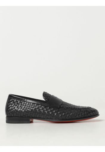 Loafers SANTONI Men color Black