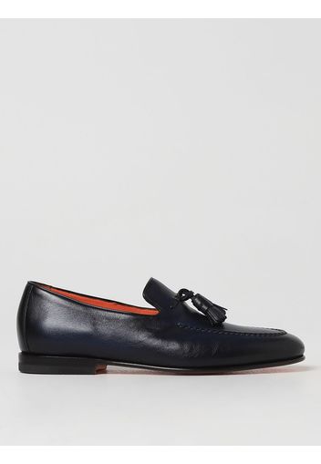 Loafers SANTONI Men color Blue