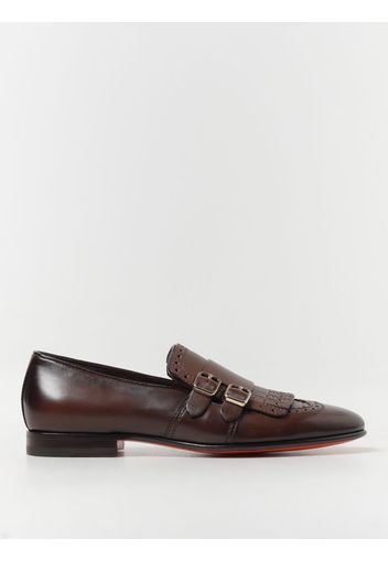 Loafers SANTONI Men color Brown