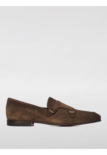 Loafers SANTONI Men color Brown