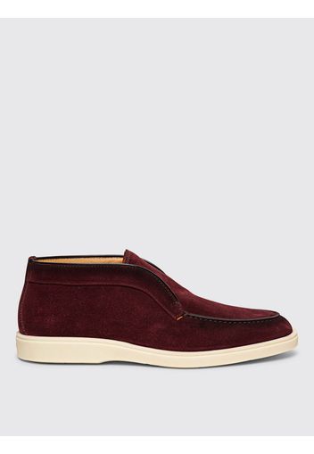 Chukka Boots SANTONI Men color Burgundy